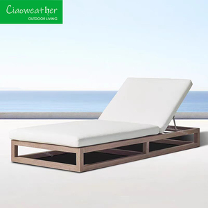 Sillón de ocio al aire libre <span class=keywords><strong>cama</strong></span> de madera Villa Hotel jardín sol salón <span class=keywords><strong>terraza</strong></span> piscina sillón - Product Image 1