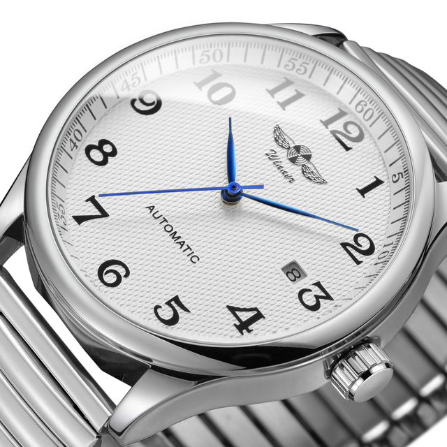 T- Winner Manufacturer Luxury Customized Men's Automatic Watch Custom Mechanical Male Arabic Numbers Mens Business Dress Watches