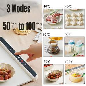 Bán nóng nhà sử dụng điện nóng lên khay mỏng dễ dàng hoạt động nhanh chóng sưởi ấm Silicone nóng lên khay - Product Image 6