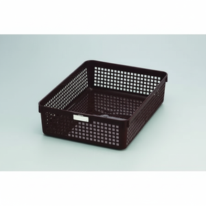 Cesto portaoggetti marrone Inomata A4 con funzione di nome personalizzata - Product Image 1