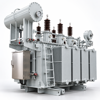Transformateur triphasé immergé dans l'huile 132 kV pour la distribution d'énergie photovoltaïque