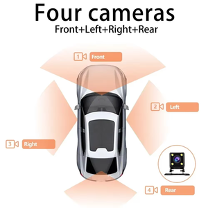 <span class=keywords><strong>C</strong></span>ámara DVR para salpicadero de 3 lentes CS K655 al por mayor con CarPlay y Android Auto FHD 1080P Grabadora de coche de 4 canales 360 Pantalla de 2 pulgadas - Product Image 3