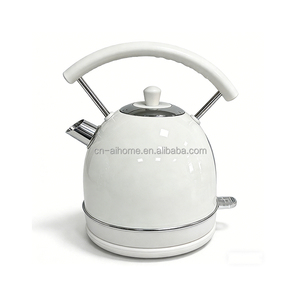 Ensemble petit-déjeuner rétro <span class=keywords><strong>blanc</strong></span> : <span class=keywords><strong>bouilloire</strong></span> électrique 1,8 L <span class=keywords><strong>et</strong></span> <span class=keywords><strong>grille</strong></span>-<span class=keywords><strong>pain</strong></span> 2 tranches à chauffe rapide pour la maison - Product Image 2