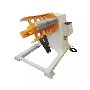 אוטומטי הידראולי decoiler פלדה סליל unwinder מכונת עבור גיליון מתכת ההתרה