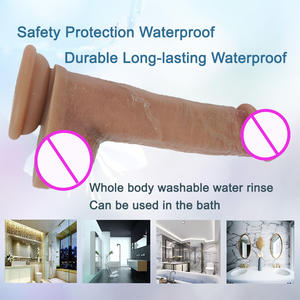 Dildos con Sensación Agradable a la Piel, Pene de Silicona de 20 cm, Réplica 1:1, Textura Clara, Masturbación para <span class=keywords><strong>Hombre</strong></span> y Mujer - Product Image 5