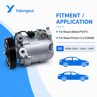 Compresseur de climatisation automobile YLS pour Nissan Almera Primera P10 P11 2.0 SR20DE OE 92600 2J203 CR14 6PK 12V R134a