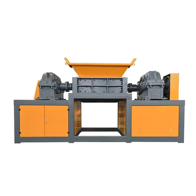 Trituradora de papelão de alta qualidade e melhor preço Trituradora de eixo duplo para a indústria de reciclagem de borracha