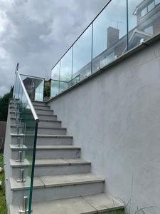 Esgrima de piscina de cristal sin marco de madera maciza moderna espigas Durable Villa balcón barandilla <span class=keywords><strong>balaustrada</strong></span> - Product Image 3