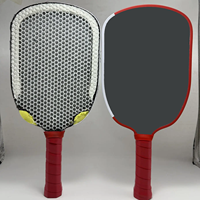 Raquette de pickleball Agasi Pro approuvée par l'USAPA, GEN4, noyau en nid d'abeille TFP, 16 mm, 14 mm, grand sweet spot, fibre de carbone brute T700