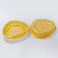 Plateau alimentaire rectangulaire en plastique PP durable jetable, épaisseur 0,1 mm, impression personnalisable, pour sushis et sandwichs