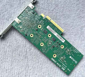 AOC-SLG4-2H8M2 Dual M.2 NVMe SATA RAID PCIe 4.0 x8 LP SAS3808 2242 2280 22110 RoHS - Product Image 4