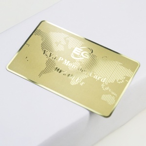 Tarjetas de Visita Metálicas NFC Personalizadas de Primera Calidad a Precio de Fábrica YTS - Product Image 1