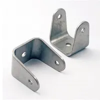 Soporte de Metal giratorio en forma de U para vigas de madera, ángulo de aleación de aluminio
