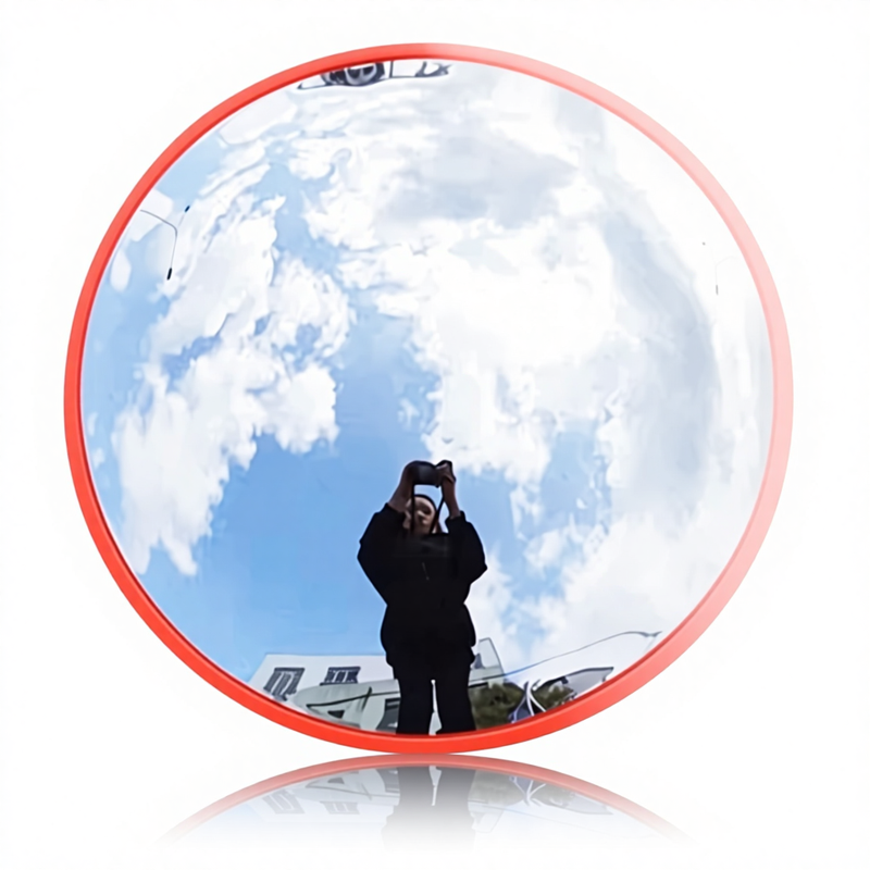 Convex Outdoor Traffic Mirror for Blind