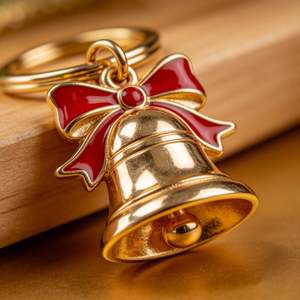Porte-clés métallique de Noël durable en gros, porte-clés en alliage pour les magasins de cadeaux, la vente au détail saisonnière et les marchés de souvenirs - Product Image 3