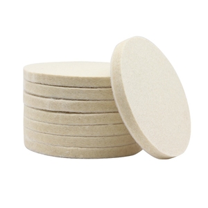 羊毛毡砂盘钩环抛光垫，用于金属塑料玻璃木镜饰面 - Product Image 2