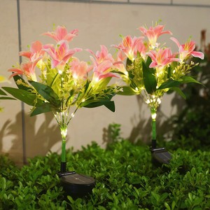 Lampe solaire de jardin Xuhe Solar Lily à 7 têtes, IP65, LED décorative d'extérieur pour éclairage de jardin, fleurs ornementales et projets d'éclairage - Product Image 4
