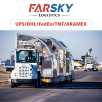 Livraison express internationale rapide Farsky Logistics Chine vers le Mexique Service de fret porte à porte pour les marchandises dangereuses Assistance 24h/24 et 7j/7