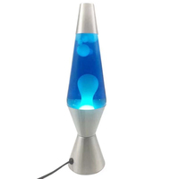 Lampe de table LED Base en métal Lampes à cire Lampes à lave volcanique Lampe LOGO décorative créative Lumières de méduse Décoration de chambre à coucher
