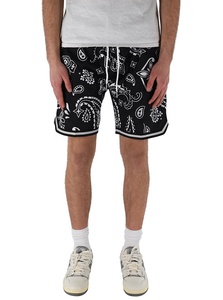 Celana Pendek Basket Pria HEALY Custom Breathable Mesh Berkualitas Tinggi Motif Paisley Dengan Kantong - Product Image 5