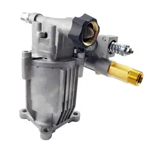 Power Pump for High Pressure Washer cleaner 2800 PSI Horizontal Aluminium Pump 3/4" Shaft M22 Connectors Brass Head