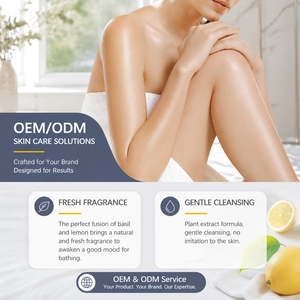 Nettoyant Corporel Hydratant et Rafraîchissant au Citron et au <span class=keywords><strong>Basilic</strong></span> OEM/ODM, Parfum Longue Durée, Doux pour la Peau - Product Image 4