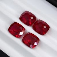 Le laboratoire Pigeon Blood Red a créé une forme de coussin allongé antique rubis comprenant des inclusions de fissures mineures bijoux en pierre précieuse en vrac