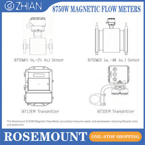 เครื่องวัดการไหลของน้ำและน้ำเสีย Emerson/Rosemounta รุ่น 8750W HART/ 4-20mA สำหรับงานประปา - Product Image 6