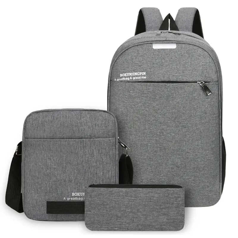 Wholesale Student Bags Antirrobo Daypack 3 in 1 Backpack Set Durable Anti Theft Working Backpack rugzakken backpacksmochilas