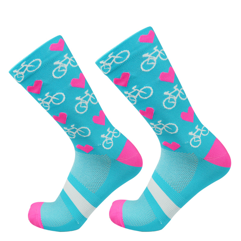 OEM Custom Cycling Running Competition Socks Bicycle Outdoor Racing Bike Sport Grip Socks