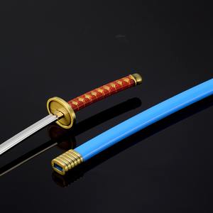 Espada de Juguete de Aleación de Zinc de 26 cm y 55 g de <span class=keywords><strong>Unohana</strong></span> Retsu Mina Zuki del Anime Japonés BLEACH, Artesanía Metálica, Pequeño Obsequio, Mini Katana - Product Image 3