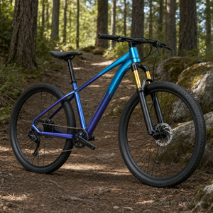 Bicicleta <span class=keywords><strong>de</strong></span> <span class=keywords><strong>Montaña</strong></span> <span class=keywords><strong>de</strong></span> Aleación <span class=keywords><strong>de</strong></span> Aluminio <span class=keywords><strong>de</strong></span> 27.5/29 Pulgadas, 10/12/27/30 Velocidades, Frenos <span class=keywords><strong>de</strong></span> Disco, Suspensión Delantera para Ciclismo Todoterreno - Product Image 2