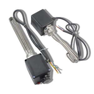 Calentador de Inmersión Tubular de 0-85 Grados, Elemento Calefactor Eléctrico <span class=keywords><strong>para</strong></span> Aceite y <span class=keywords><strong>Agua</strong></span> <span class=keywords><strong>con</strong></span> <span class=keywords><strong>Termostato</strong></span> y Control de Perilla - Product Image 2