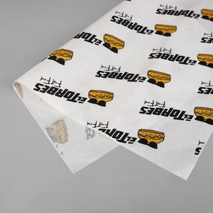 Papel Antigrasa Desechable Personalizable con Revestimiento de PE a Prueba de Aceite para Envolver Hamburguesas, Sándwiches, Galletas, Pan y Alimentos - Product Image 4
