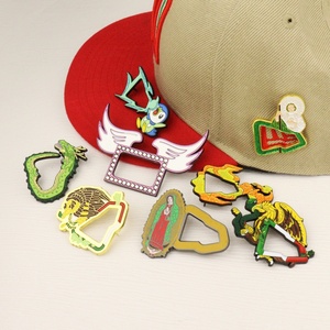 Wholesale Promotional <b>Hat</b> <b>Pins</b> Custom Cartoon Hard Enamel <b>Pin</b> Made Metal Craft Badge Baked Paint <b>Hat</b> <b>Pin</b> - Product Image 2