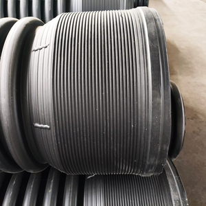 <span class=keywords><strong>Tubo</strong></span> de drenaje de tubería corrugada de doble pared de HDPE, tubos de plástico de HDPE/Conducto de tubería de alcantarilla <span class=keywords><strong>para</strong></span> proyecto de construcción - Product Image 1