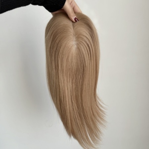 Pelucas de Cabello Natural para Mujer, Mono 5.5*6.5, para Cabello Fino, Color Natural, 130% de Densidad # 8 - Product Image 1