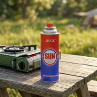 Cartouche de gaz isobutane métallique jetable de haute qualité, mini réchaud portable résistant à la chaleur, cuisinière à cassette pour la cuisson en plein air