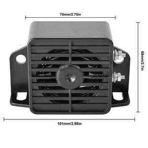 Sirène de recul 12V 105-115 dB, avertisseur sonore, klaxon pour voiture, camion, véhicule, pour rappels de recul - Product Image 5