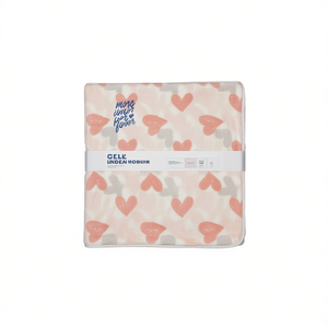 Manta Ligera Love Vianney con Diseño de Corazones, Ropa de Cama de Felpa para Todas las Temporadas, Rectangular - Product Image 1