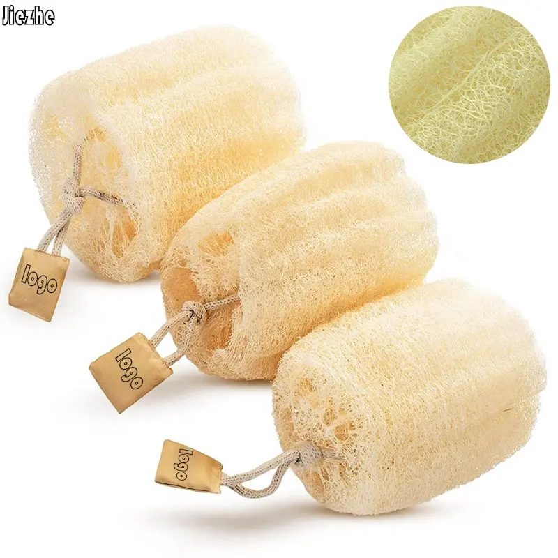 Milieuvriendelijke Natuurlijke Exfoliërende Echte Douche Loofah Spons Voor Cleanr Brush