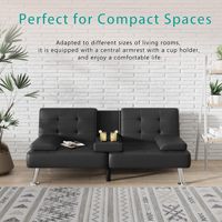 Fauteuil en Cuir Multifonctionnel au Design Moderne, Canapé-Lit Pliant, Canapé Rembourré Gonflable en Gros pour Chambre et Salon