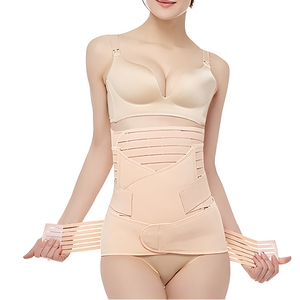 ORTHOWRAP 3 en 1, Faja de Soporte Abdominal Postparto, Transpirable, 100% Poliéster, para Recuperación Postoperatoria, Ajustable - Product Image 1
