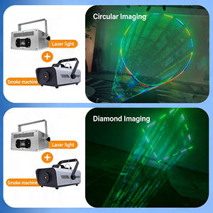 Laser-Rauch-Projektions-Kombination, Kreative Lichtshow für Bühne, Öffentliche Kunst, Professionelle Laser-Nebelmaschine für Konzerte & Hochzeiten - Product Image 5