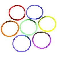 Bâtons lumineux jetables colorés en seau, bracelets lumineux pour concerts, accessoires de danse qui brillent dans le noir