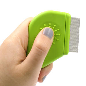 Peine de Acero Inoxidable para Mascotas, Perros y Gatos, para Eliminar Piojos, Liendres, Garrapatas y Pulgas, Limpieza Facial - Product Image 1