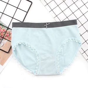 <span class=keywords><strong>Mutandine</strong></span> con fiocco di pizzo Sexy a vita media senza cuciture da ragazza di nuovo stile comode <span class=keywords><strong>mutandine</strong></span> da donna traspiranti - Product Image 6