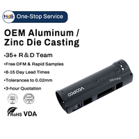 Carcasa de Aleación de Zinc Fundida a Presión para Productos Electrónicos, Carcasa de Aleación de Aluminio Fundida a Presión Cromada para Electrónica de Consumo