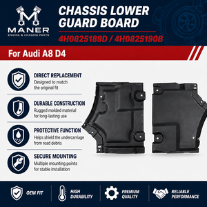 แผ่นปิดใต้ท้องรถ MANER รุ่น 4H0825189D 4H0825190B สำหรับ Audi A8 D4 แผงตกแต่งด้านล่าง อะไหล่ทดแทน - Product Image 4