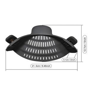 Colador de silicona ajustable para cocina, con forma de cesta, para escurrir pasta y alimentos, con uso para aceite, venta al por mayor - Product Image 4